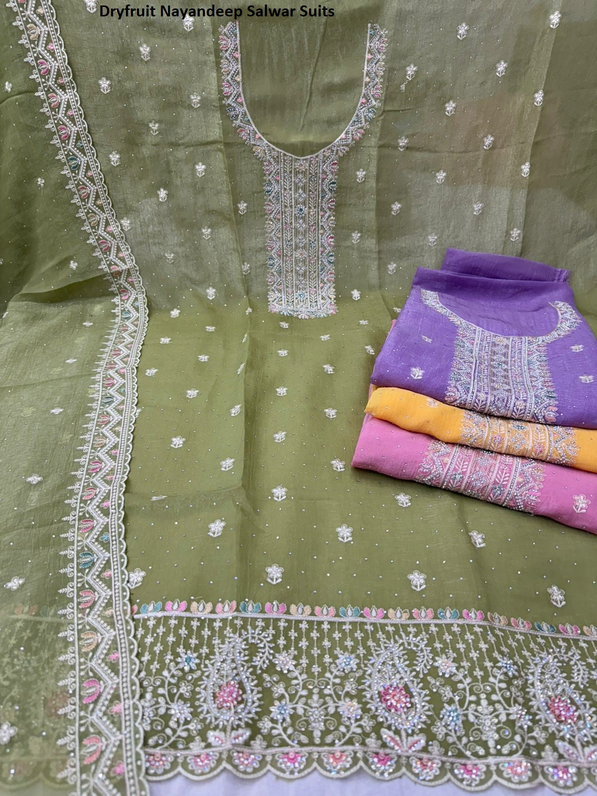 Dryfruit Nayandeep Silk Salwar Suits Wholesale