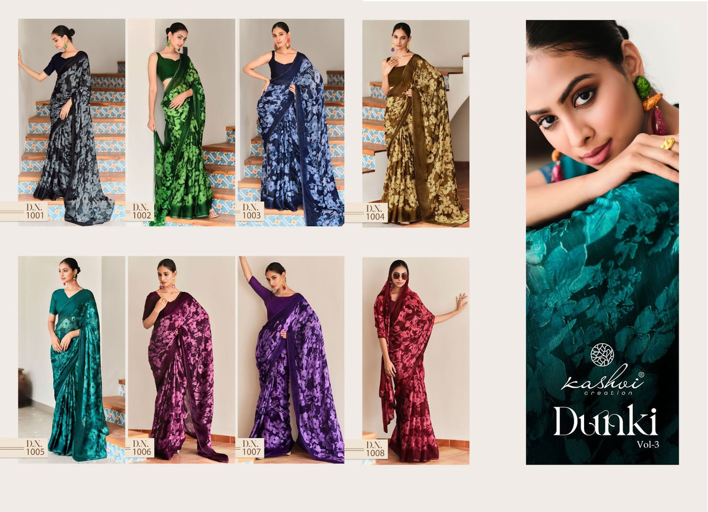 Dunki Vol 3 Kashvi Creation Silk Sarees