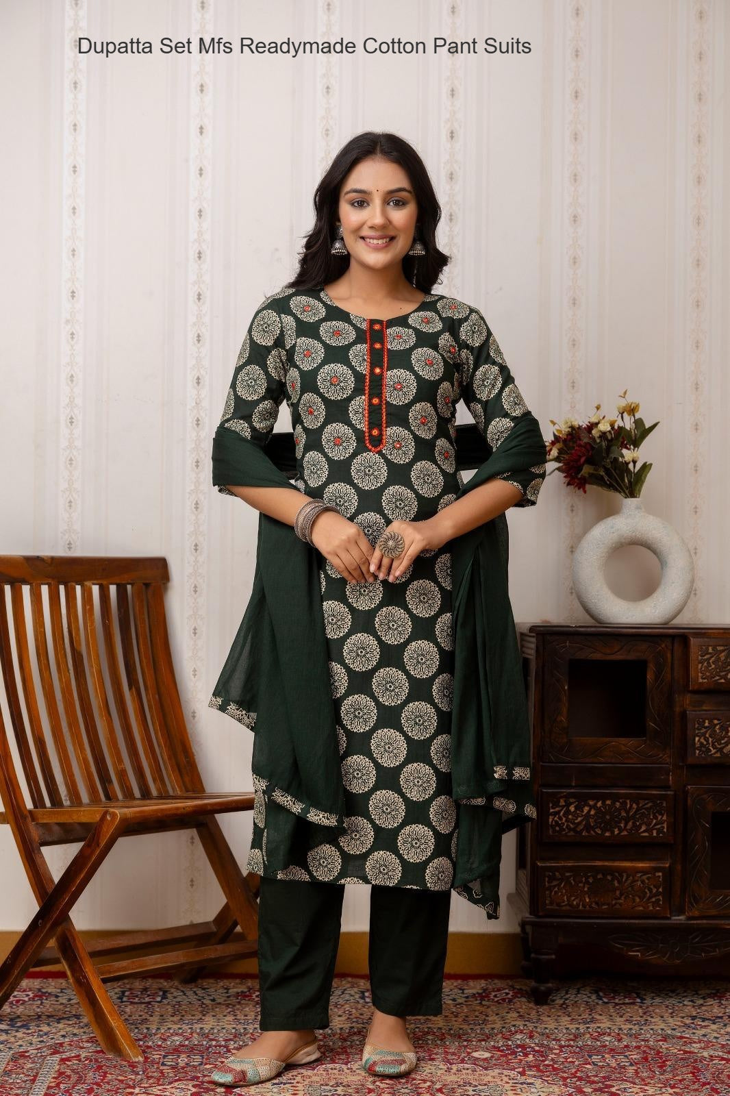 Dupatta Set Mfs Readymade Cotton Pant Suits Exporter