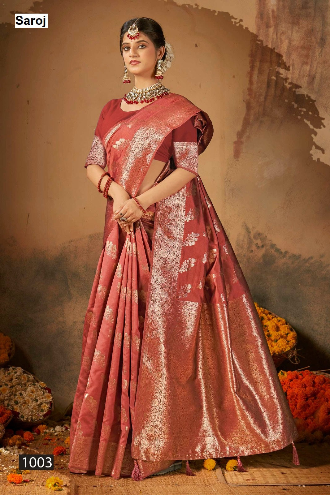 Durga Silk Saroj Sarees Exporter Ahmedabad