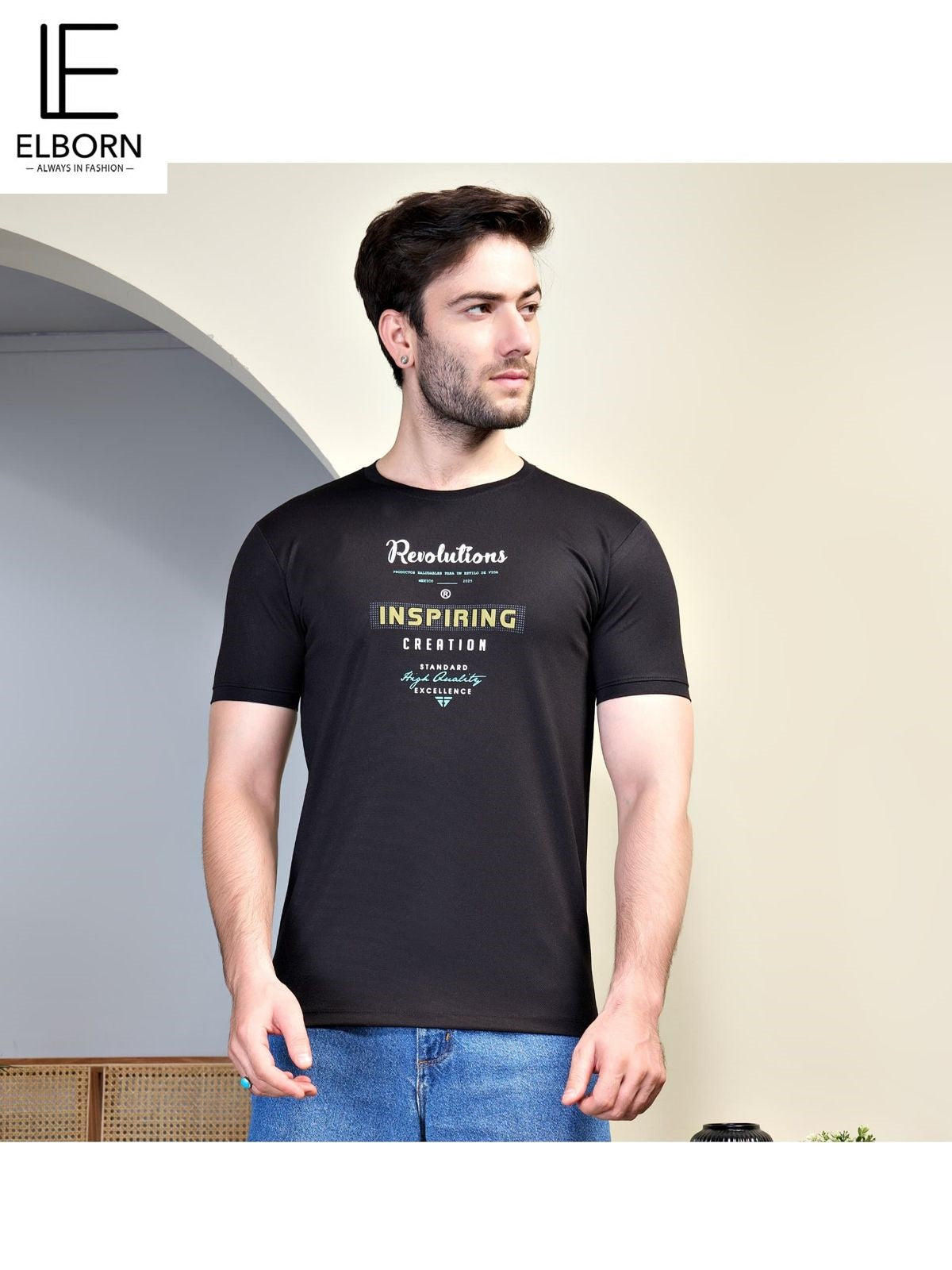 Eb-Kl-1295 Elborn Imported Mens Tshirts Wholesale