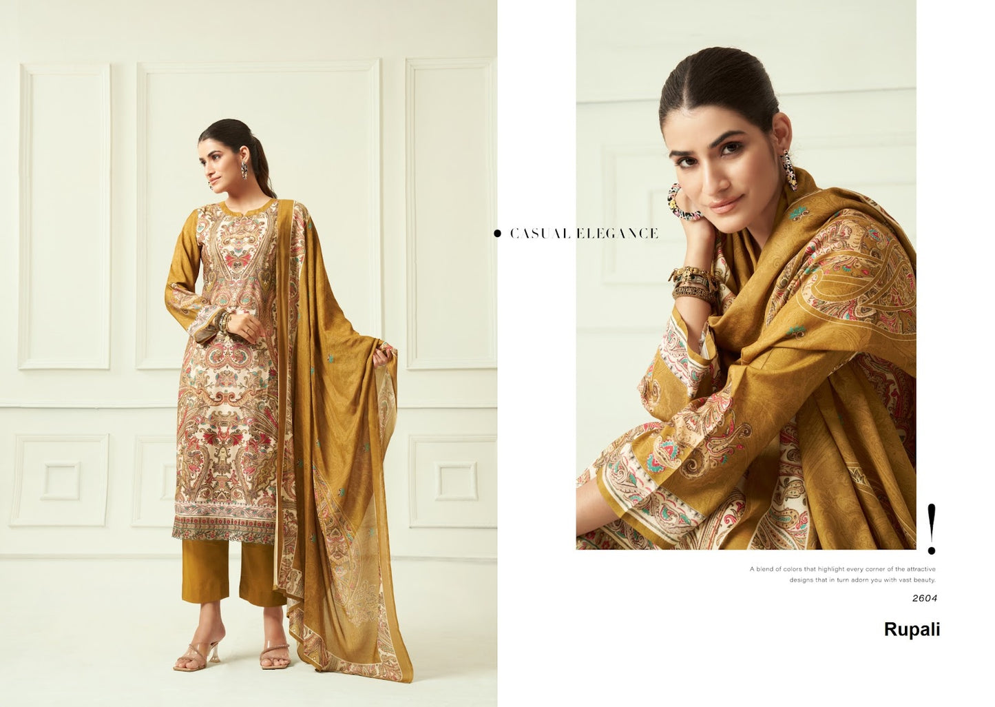 Eden Garden Rupali Viscose Muslin Pant Style Suits Exporter Ahmedabad
