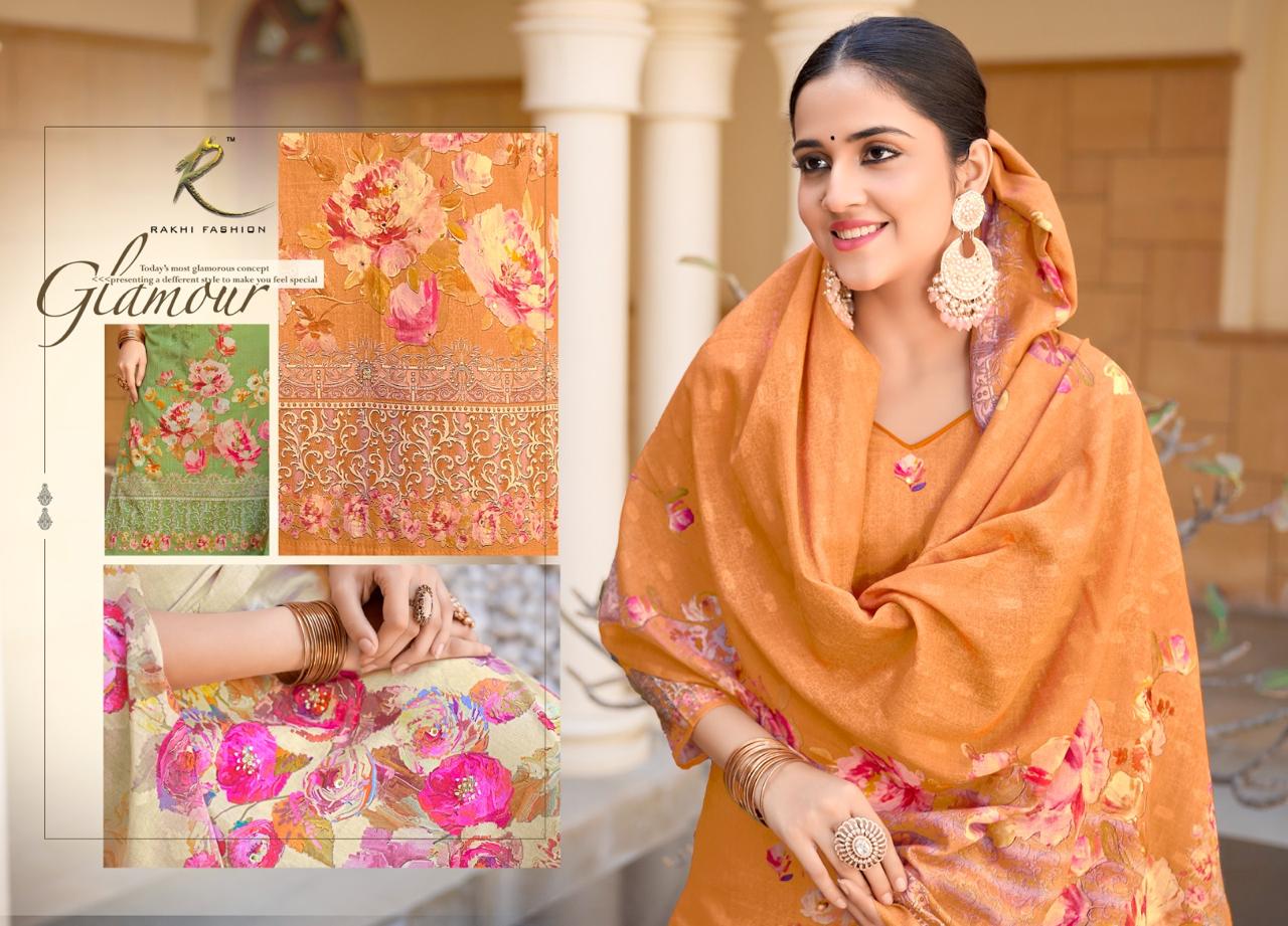 Eden Of Garden Rakhi Fashion Cotton Plazzo Style Suits Supplier Gujarat