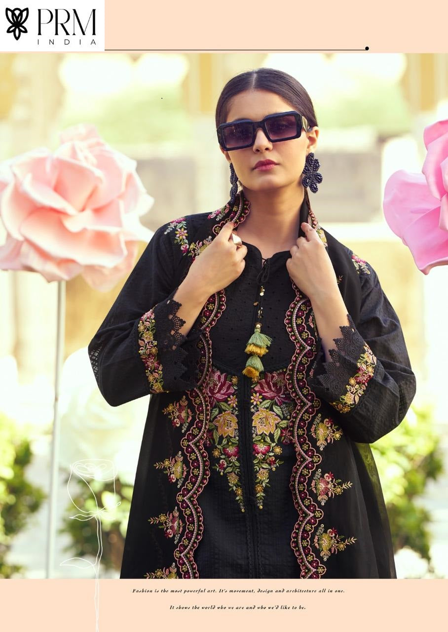 Eden Rose Prm India Cotton Readymade Pant Style Suits Manufacturer Gujarat