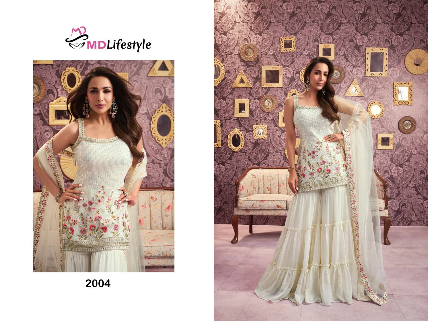 Eilish Vol 1 Md Lifestyle Georgette Readymade Sharara Suits Manufacturer Ahmedabad