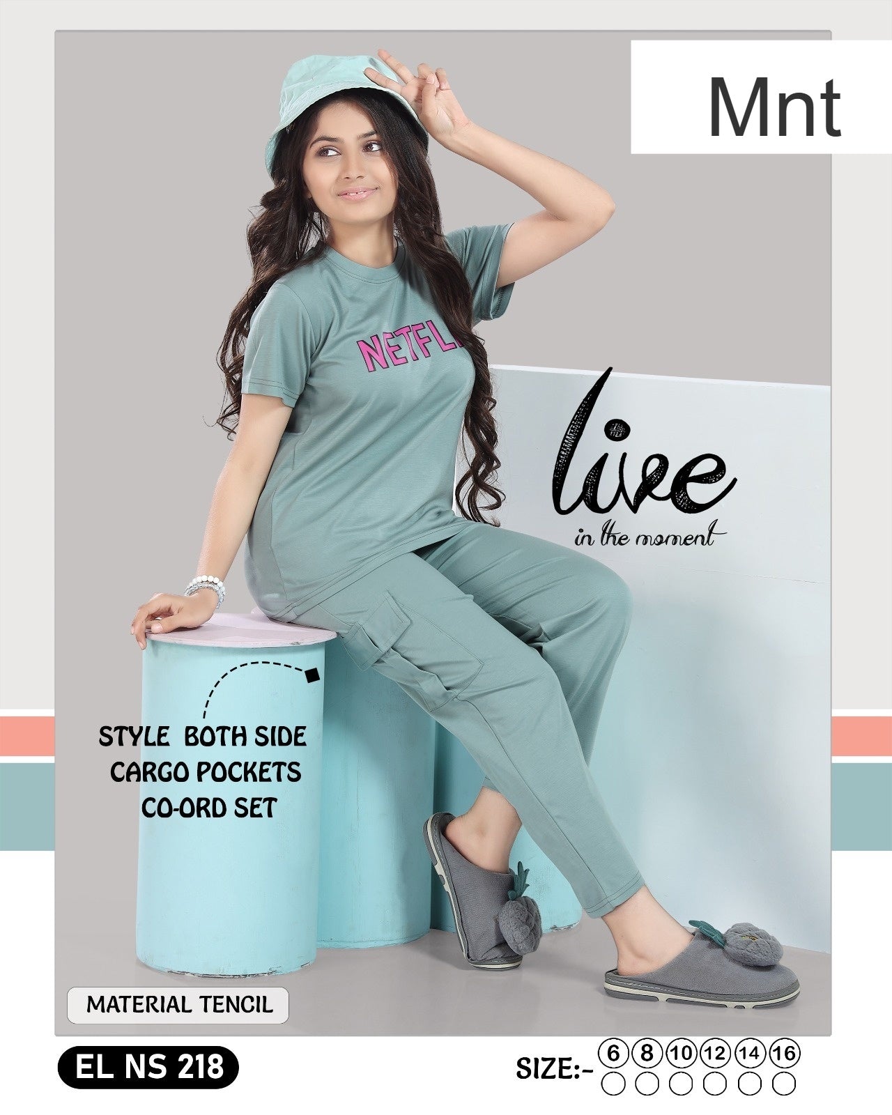 El Ns 218 Mnt Tencil Girls Co Ord Set Wholesaler Ahmedabad