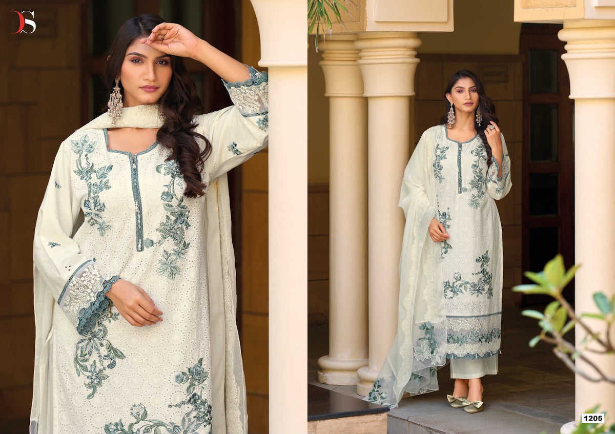 Elaf Premium 12 Deepsy Cotton Pakistani Patch Work Suits Wholesale Price