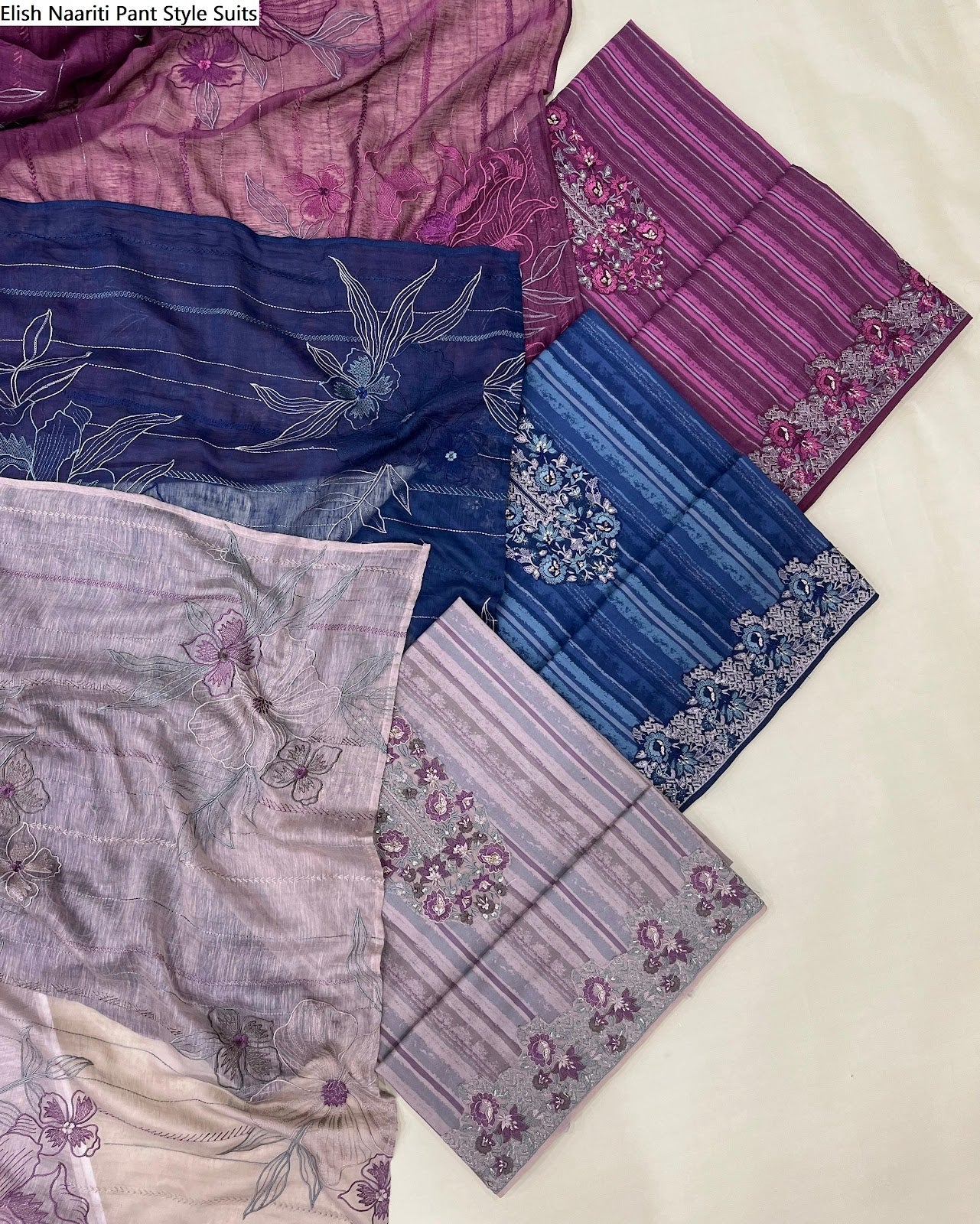 Elish Naariti Cotton Lawn Pant Style Suits Wholesale Price