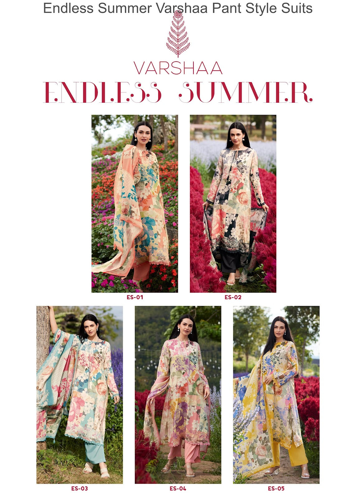 Endless Summer Varshaa Viscose Pant Style Suits Supplier India