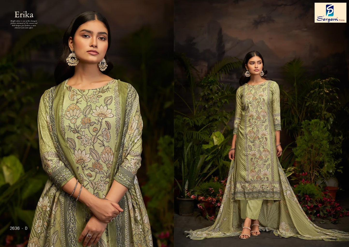 Erika Sargam Prints Muslin Pant Style Suits Manufacturer Gujarat