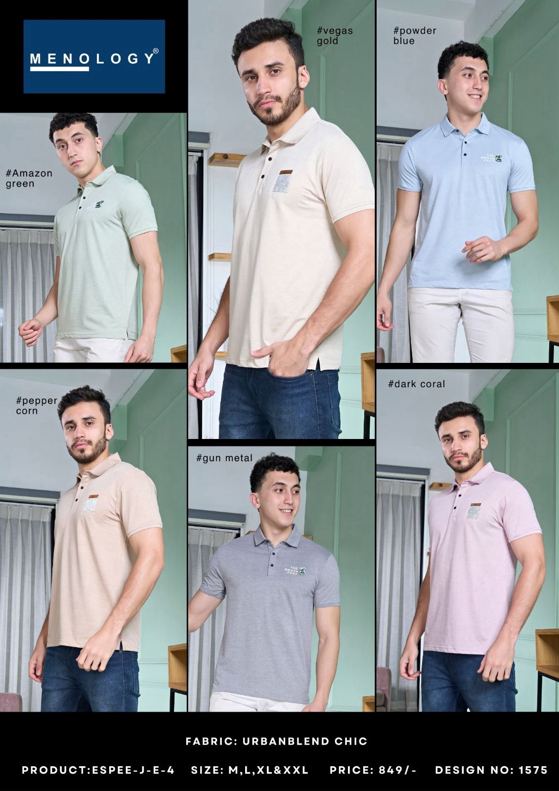 Espee J E 4 Menology Mens Tshirts Exporter Gujarat