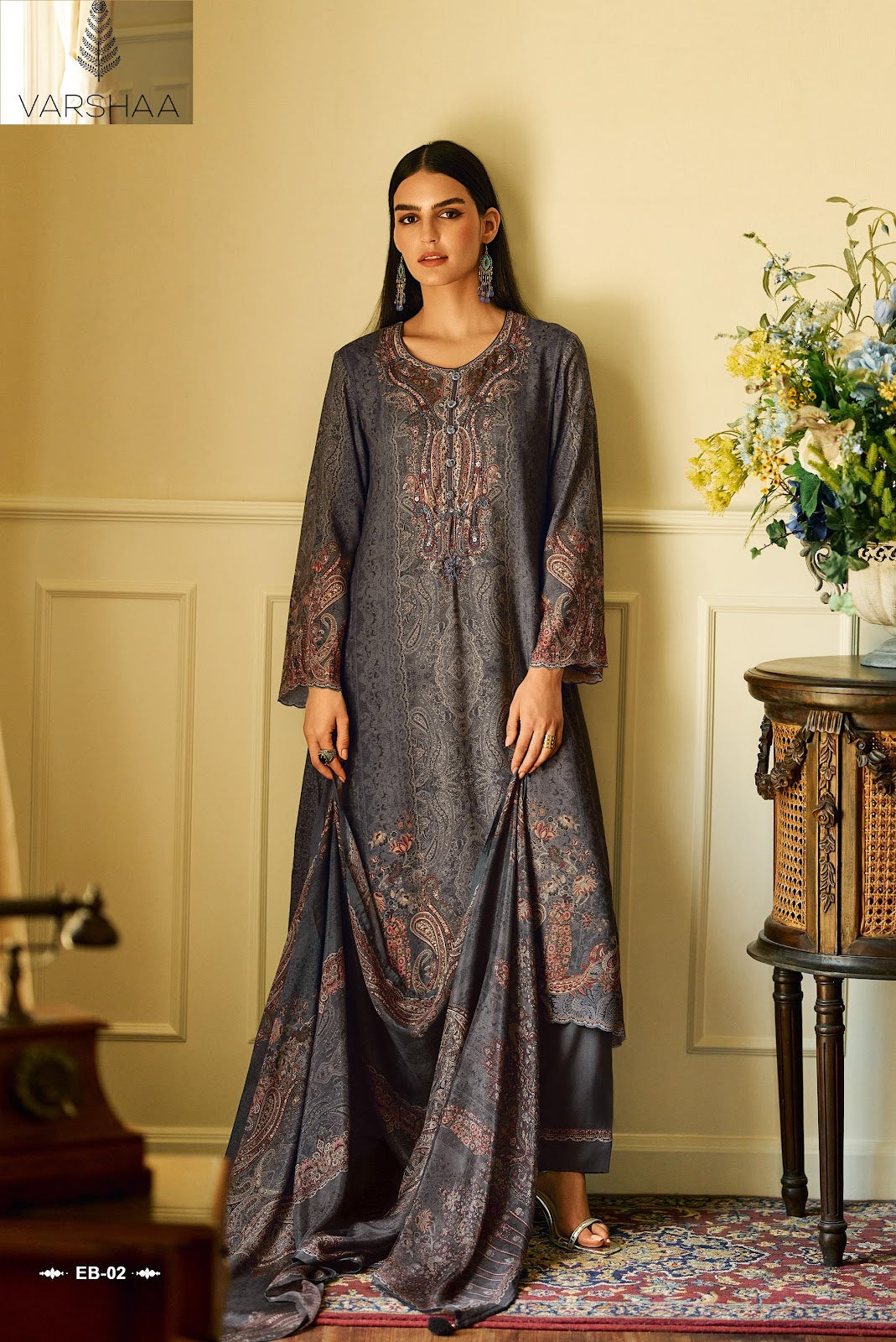 Eternal Buds Varshaa Pashmina Suits Wholesaler India