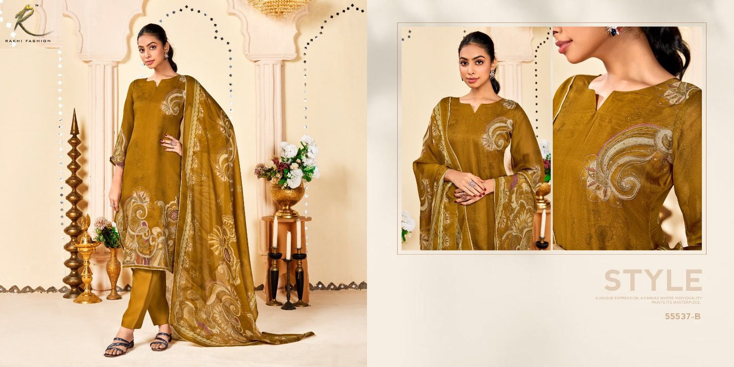 Ethnic Queen Rakhi Fashion Pure Viscose Pant Style Suits Wholesale Price
