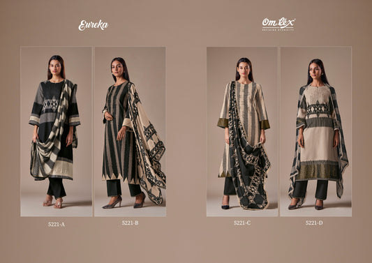 Eureka Omtex Linen Cotton Pant Style Suits Exporter Gujarat