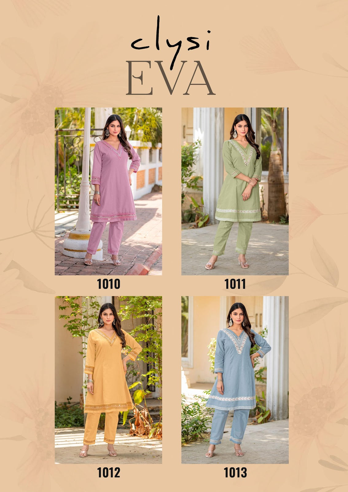 Eva Clysi Kurti Pant Set Wholesale Price