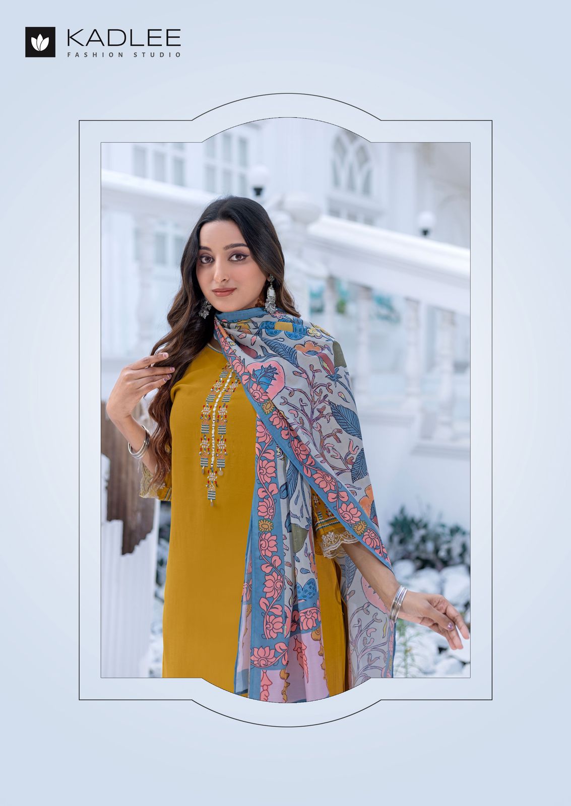 Evergreen Kadlee Viscose Silk Readymade Plazzo Style Suits Manufacturer India