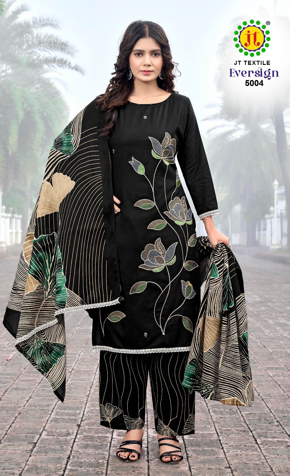 Eversign Vol 5 Jt Rayon Pant Style Suits Wholesale Rate