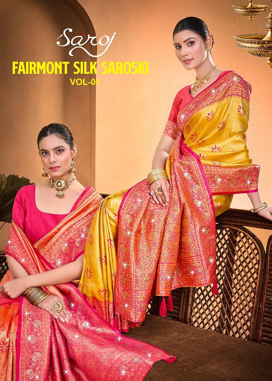 Fairmont Silk Saroski Vol 1 Saroj Kanjivaram Silk Sarees Supplier India