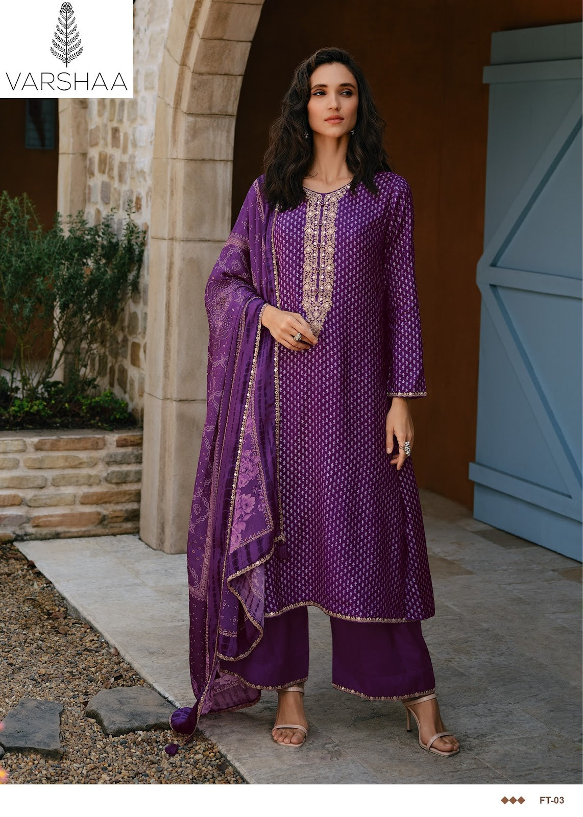 Fairy Tales 2 Varshaa Viscose Muslin Pant Style Suits Manufacturer