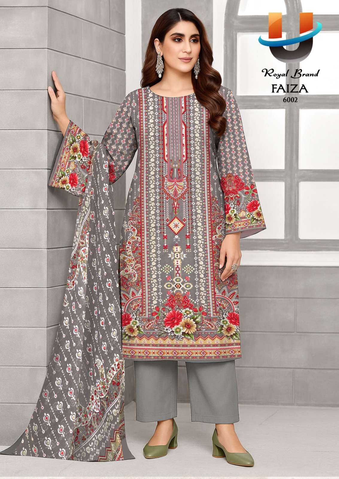 Faiza Vol 6 Royal Brand Cotton Karachi Salwar Suits Manufacturer Gujarat