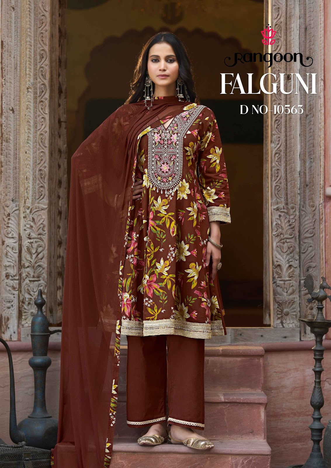 Falguni Rangoon Cotton Readymade Anarkali Suits Manufacturer