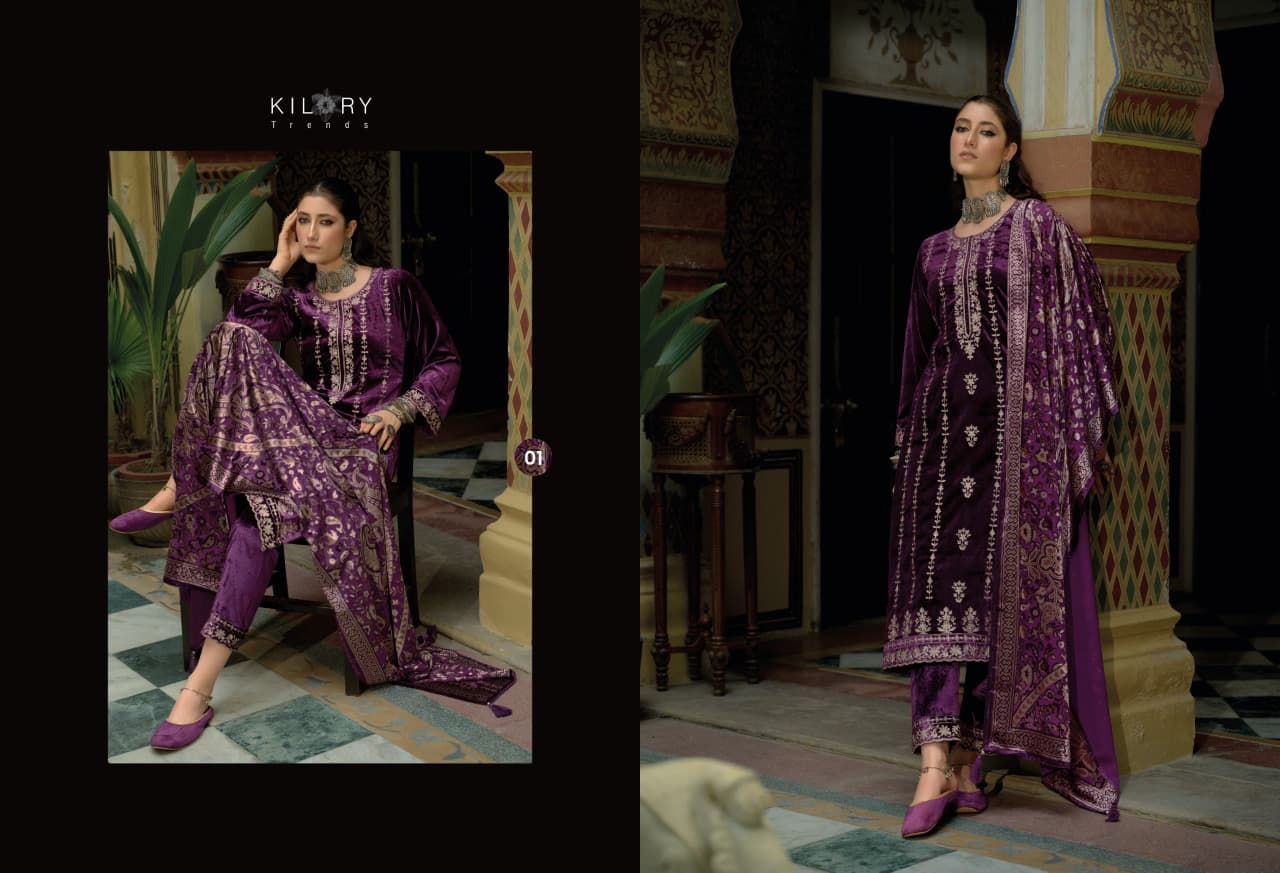 Fanna Kilory Velvet Suits Manufacturer Ahmedabad