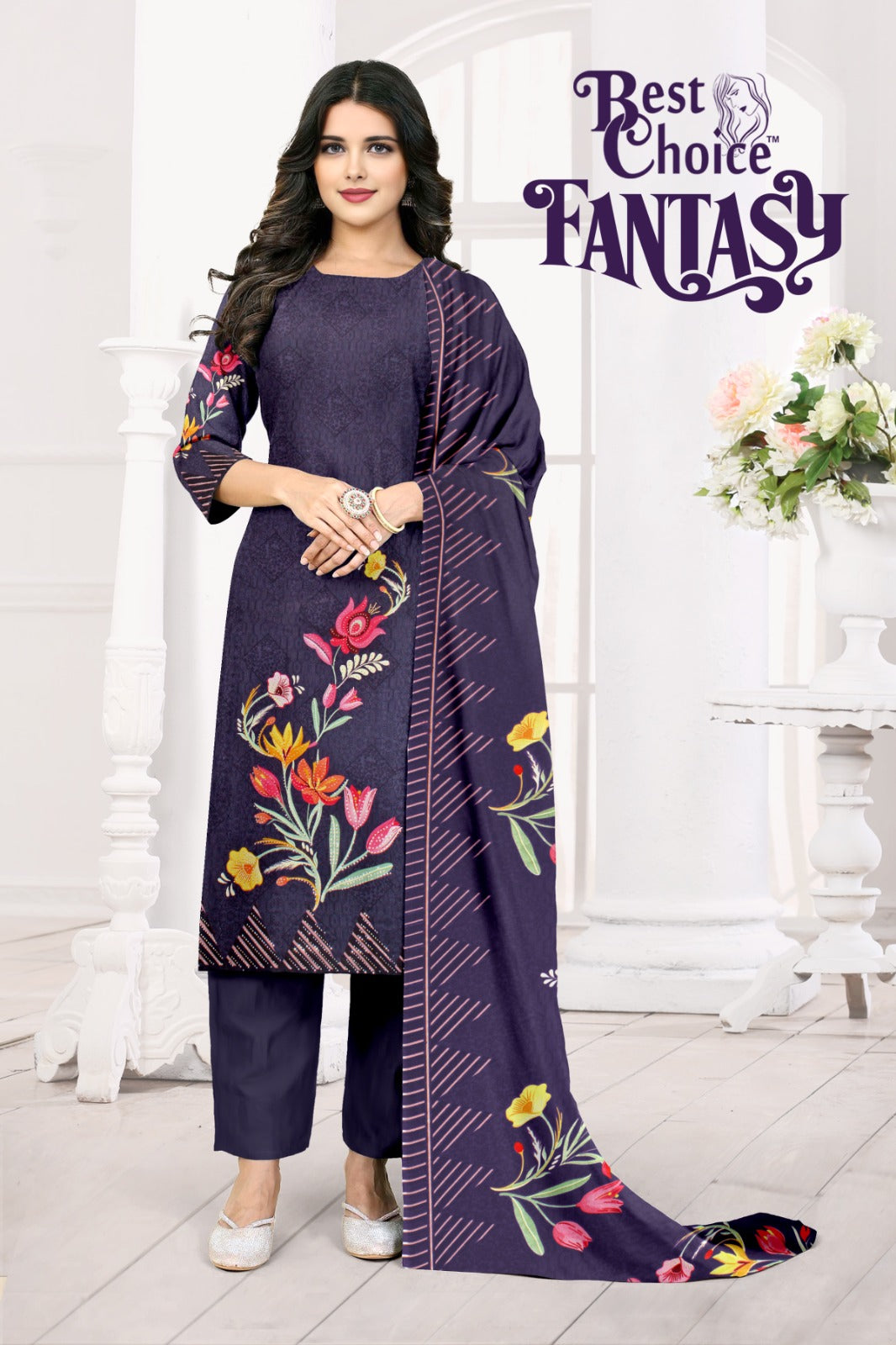 Fantasy Best Choice Pure Rayon Pant Style Suits Manufacturer Ahmedabad