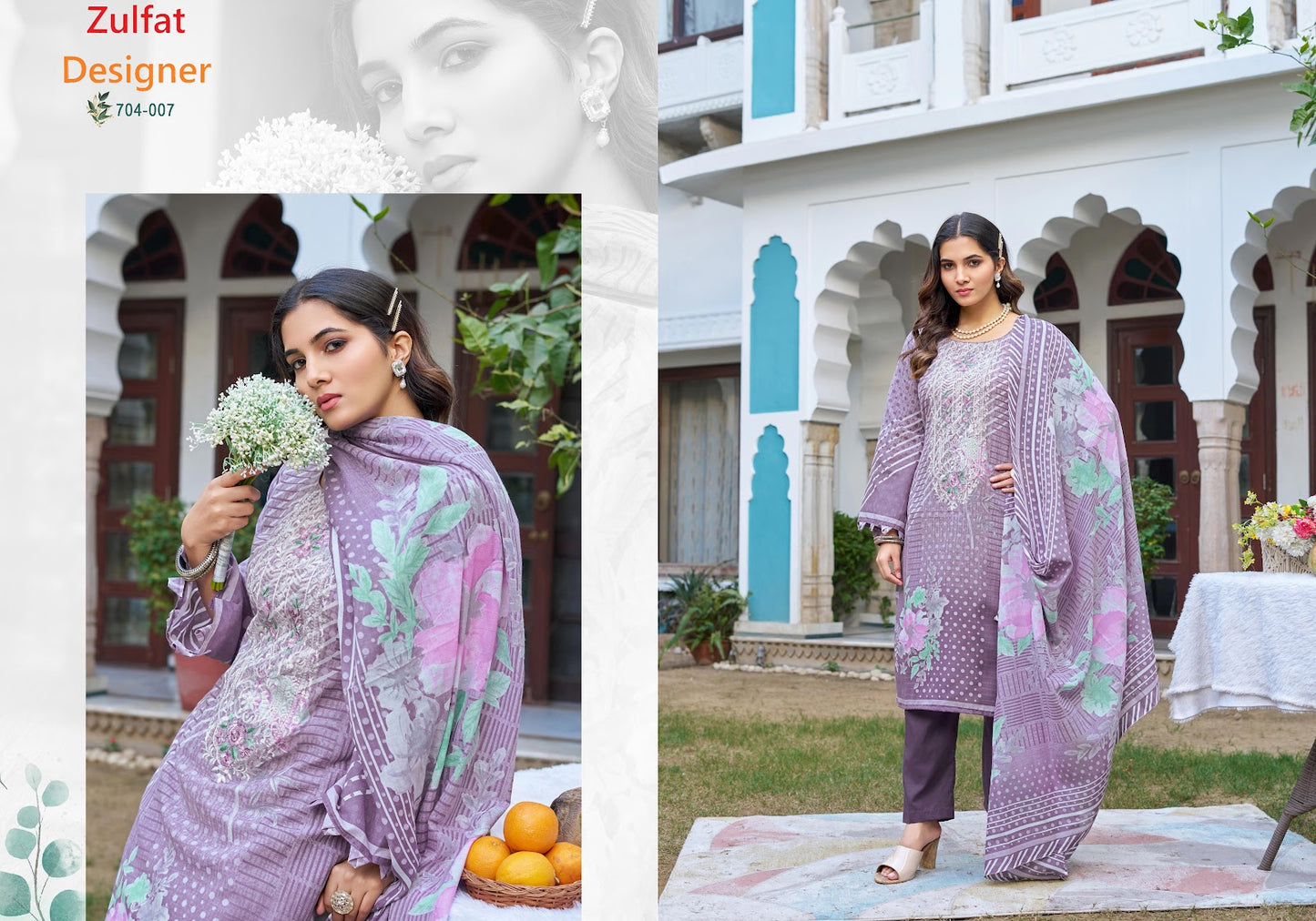 Farah Vol 2 Zulfat Designer Cotton Karachi Salwar Suits Wholesaler