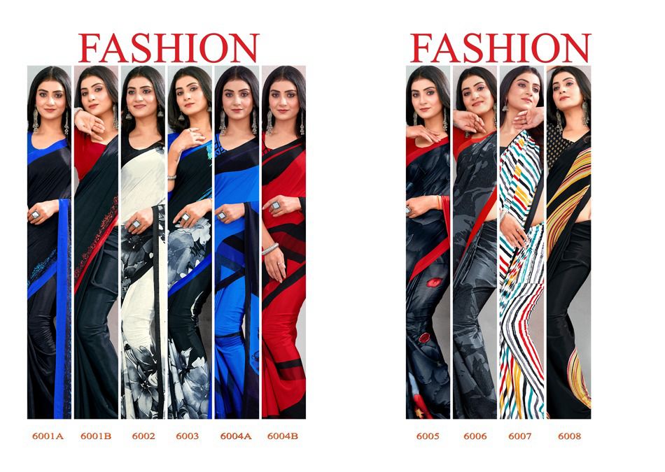 Fashion-6001 Sushma Crape Sarees
