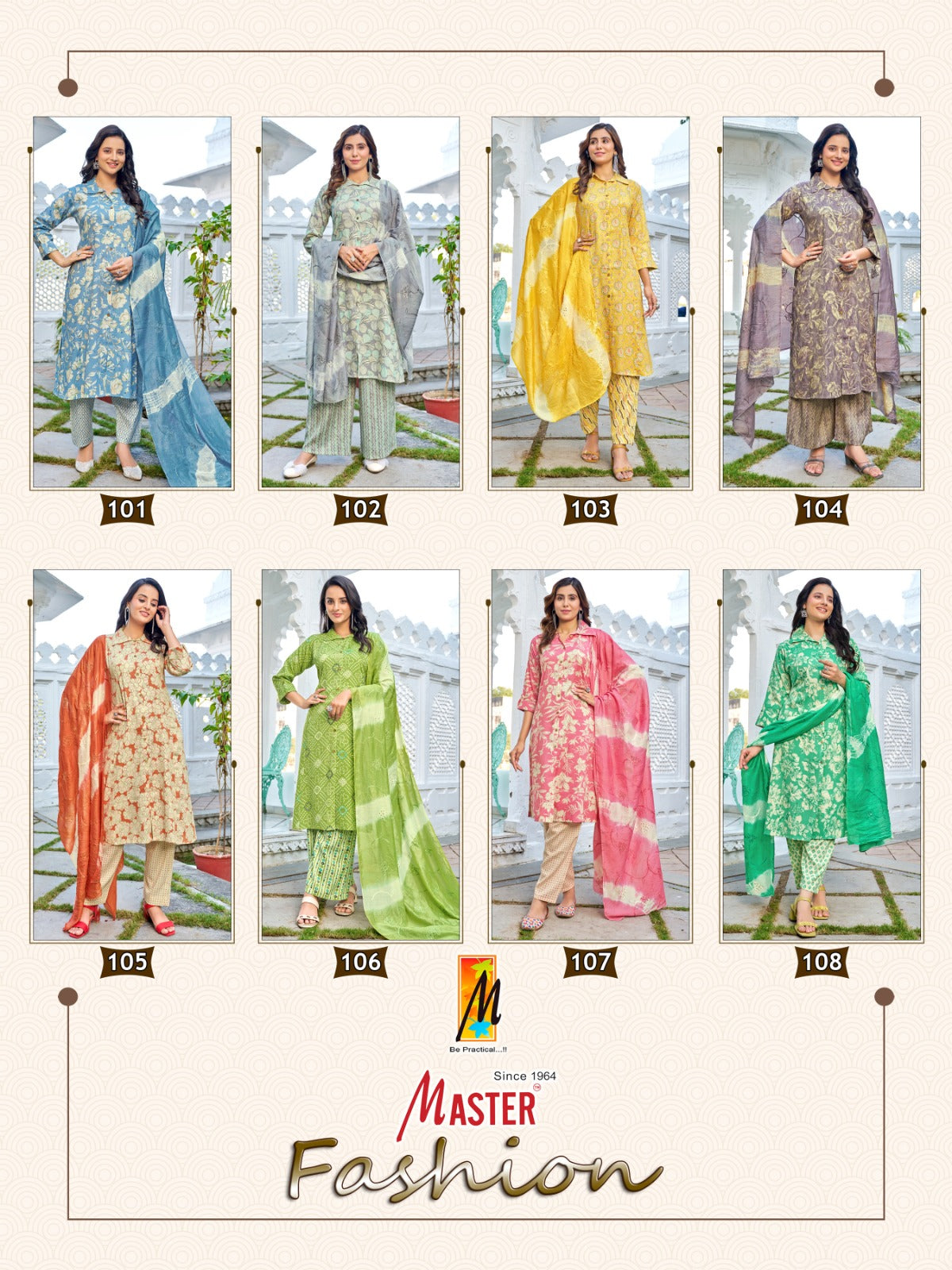 Fashion Master 2 Tone Readymade Suits Supplier Ahmedabad