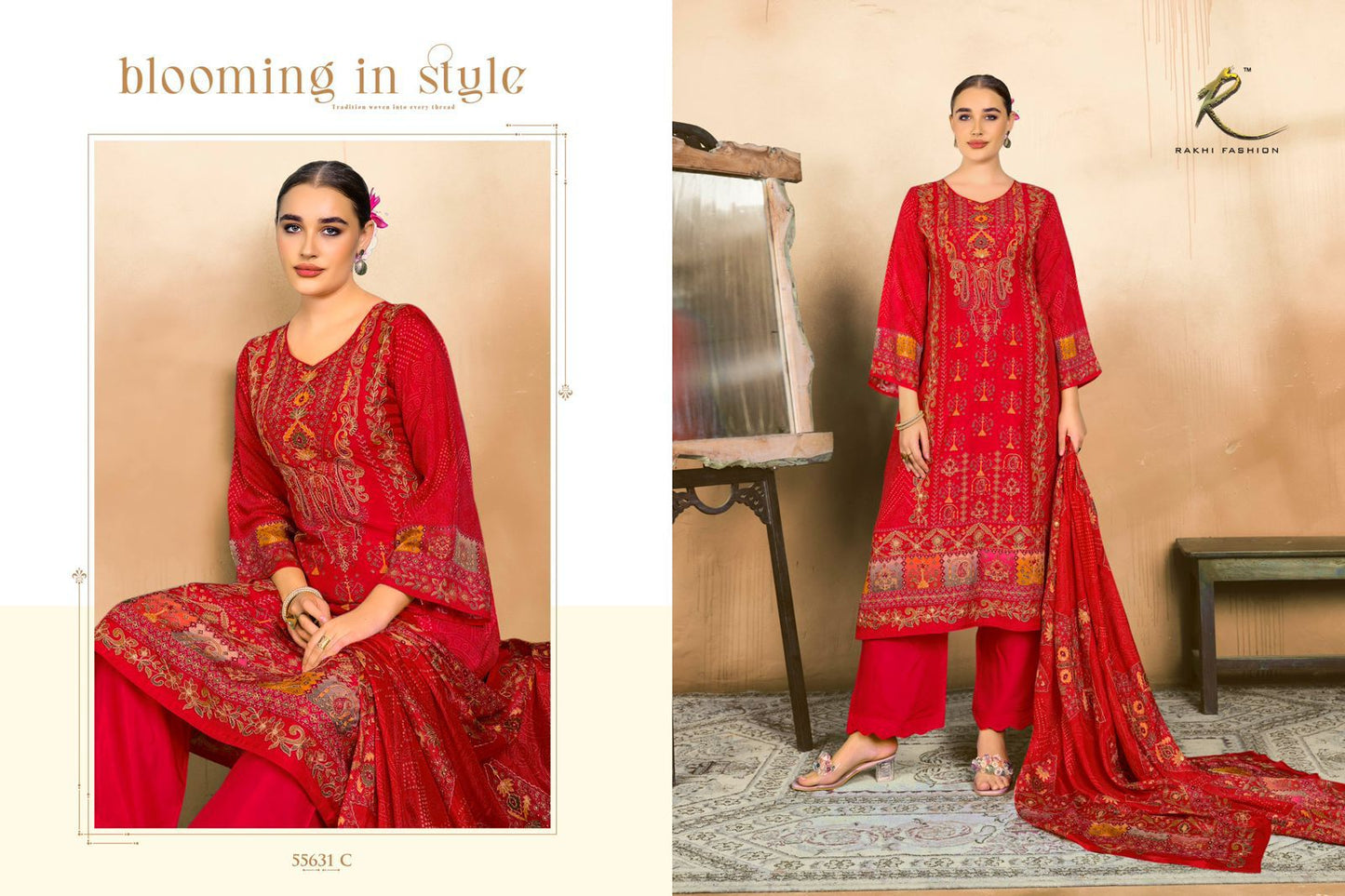Fatema Rakhi Fashion Viscose Modal Pant Style Suits Supplier Ahmedabad