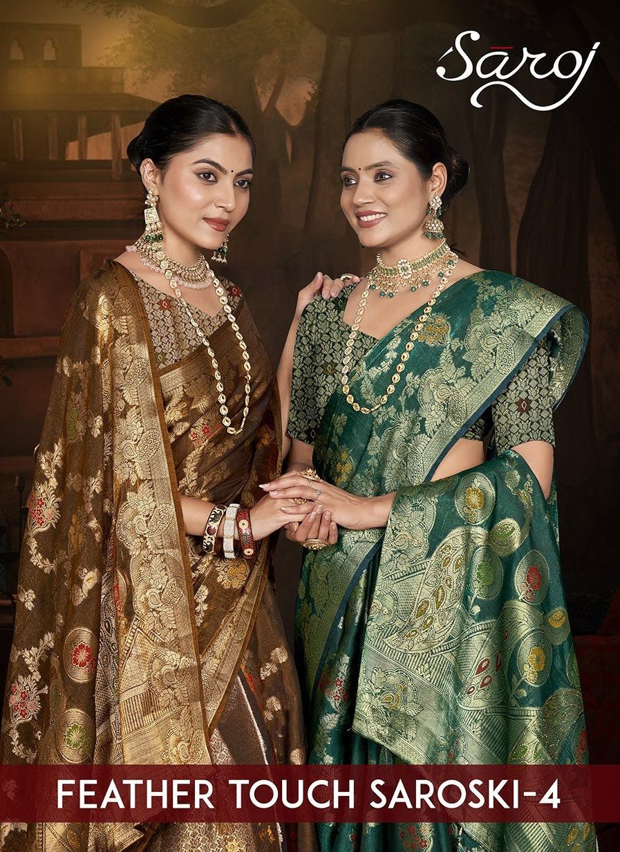 Feather Touch Saroski Vol 4 Saroj Sarees Exporter Gujarat