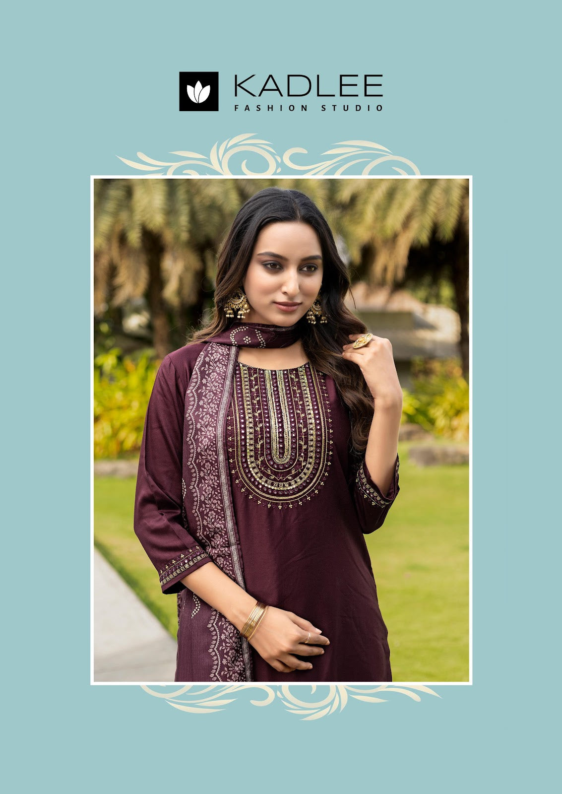 Fitoor Kadlee Gaji Silk Readymade Pant Style Suits Manufacturer Ahmedabad