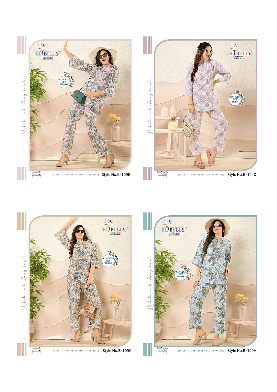 Fiza Belly Rayon 24Kg Co Ord Set Manufacturer India