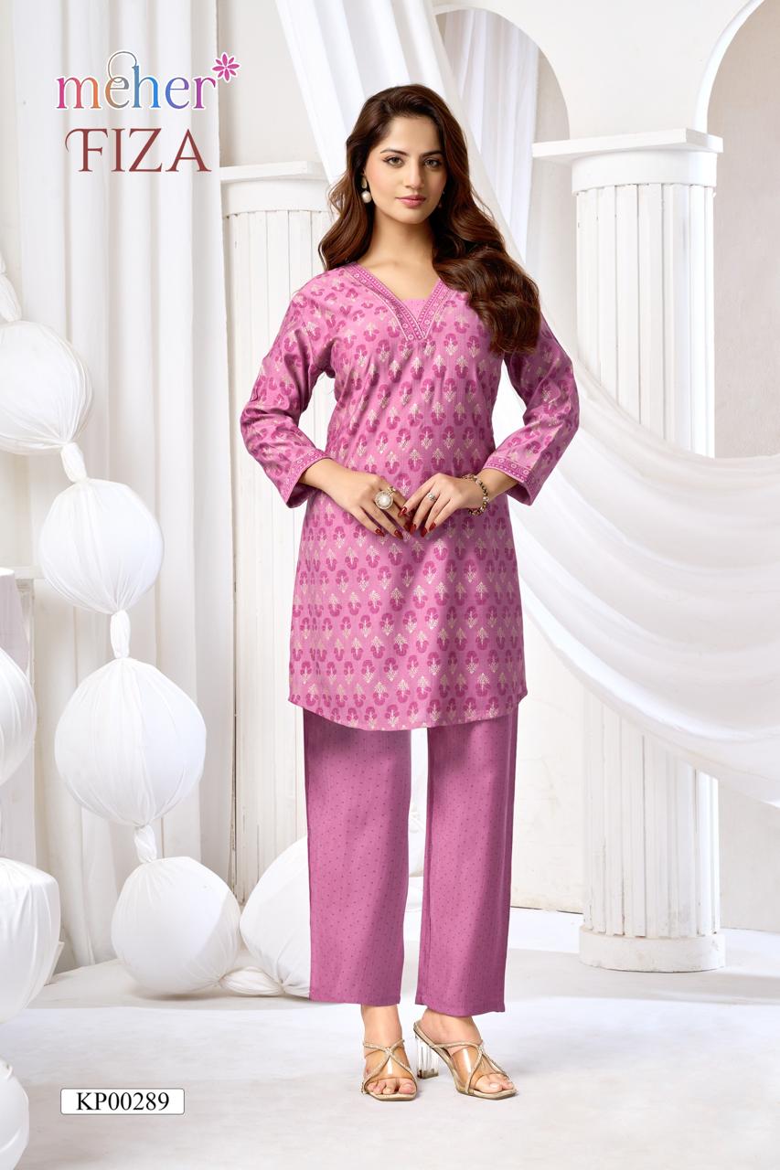 Fiza Meher Vertican Co Ord Set Exporter
