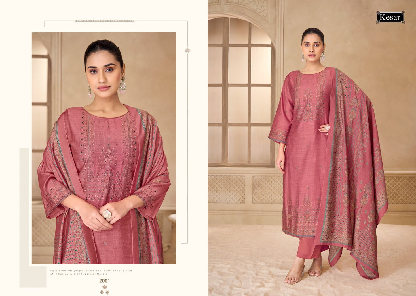 Fiza Vol 2 Kesar Gadwal Silk Karachi Salwar Suits Wholesale Price
