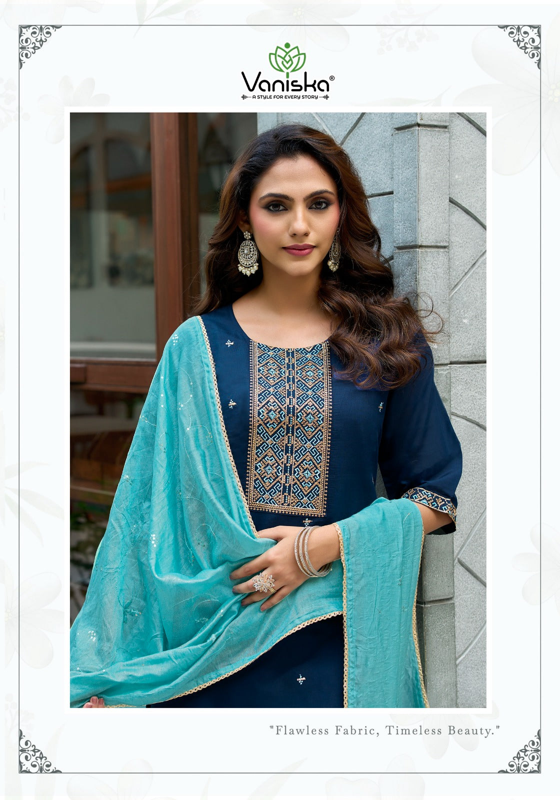 Fiza Vol 6 Vaniska Roman Silk Readymade Pant Style Suits Manufacturer Ahmedabad
