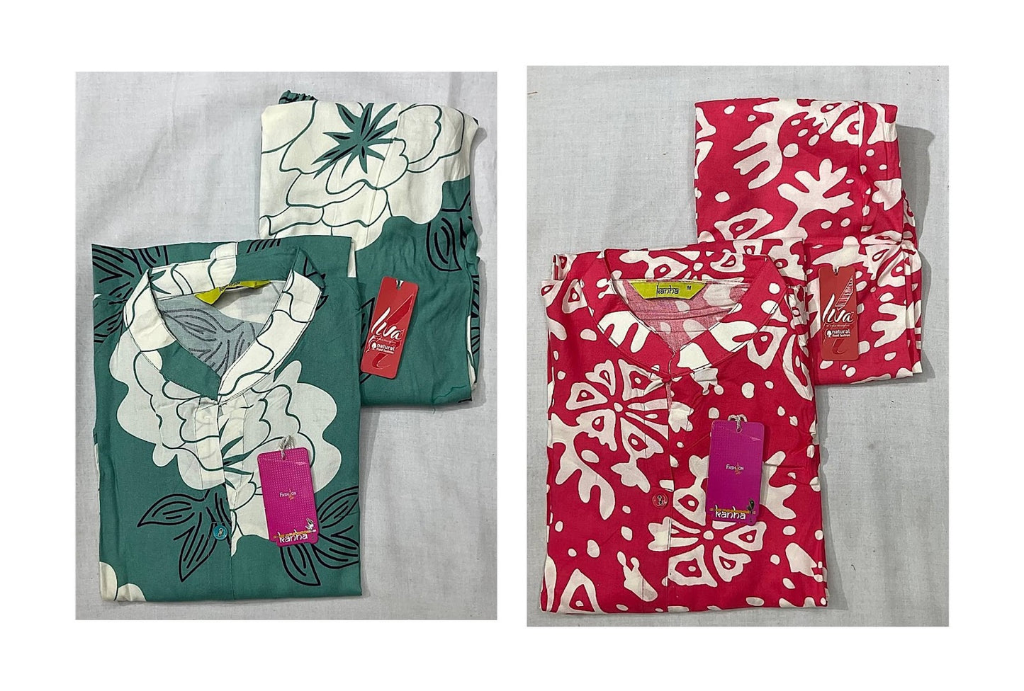 Fiza With Pocket 1509 Kanha Reyon Co Ord Set Wholesale Price