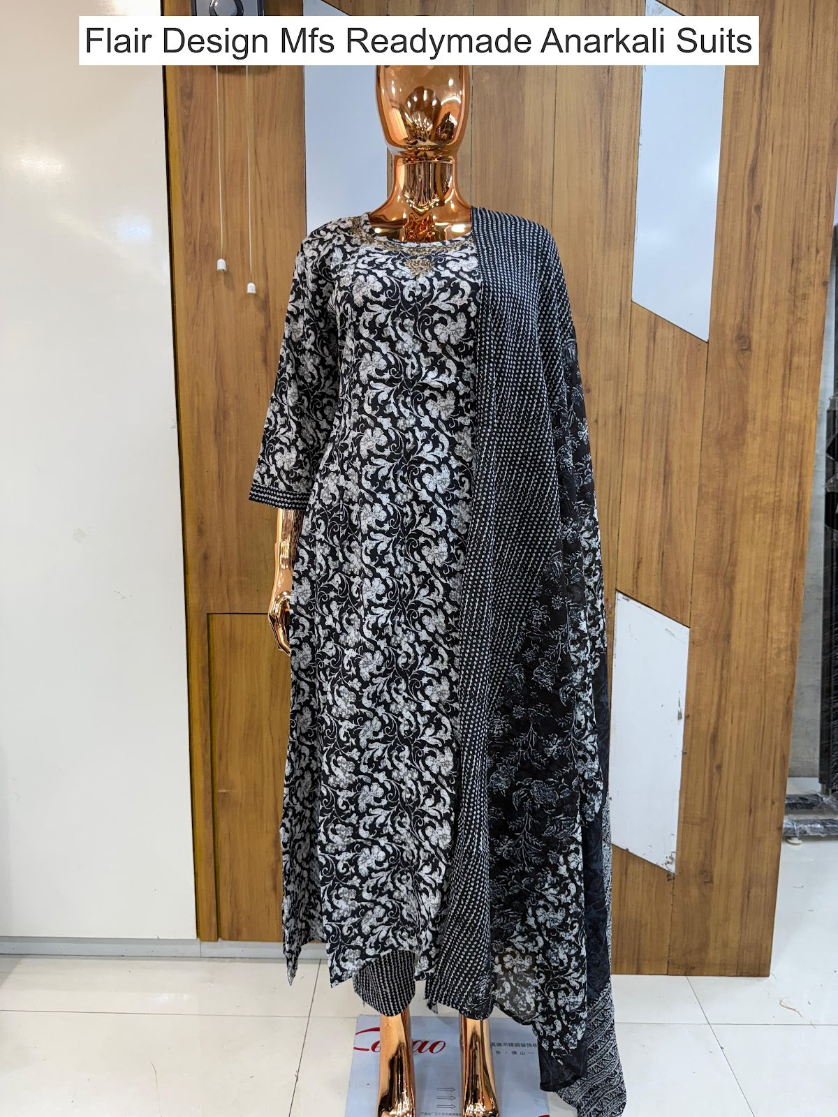 Flair Design Mfs Cotton Readymade Anarkali Suits Supplier