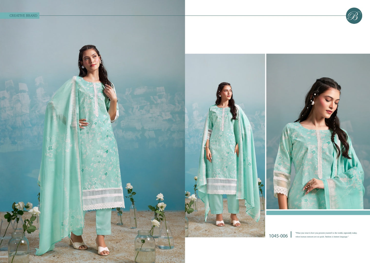 Flamingo Belliza Designer Studio Cotton Karachi Salwar Suits Manufacturer India