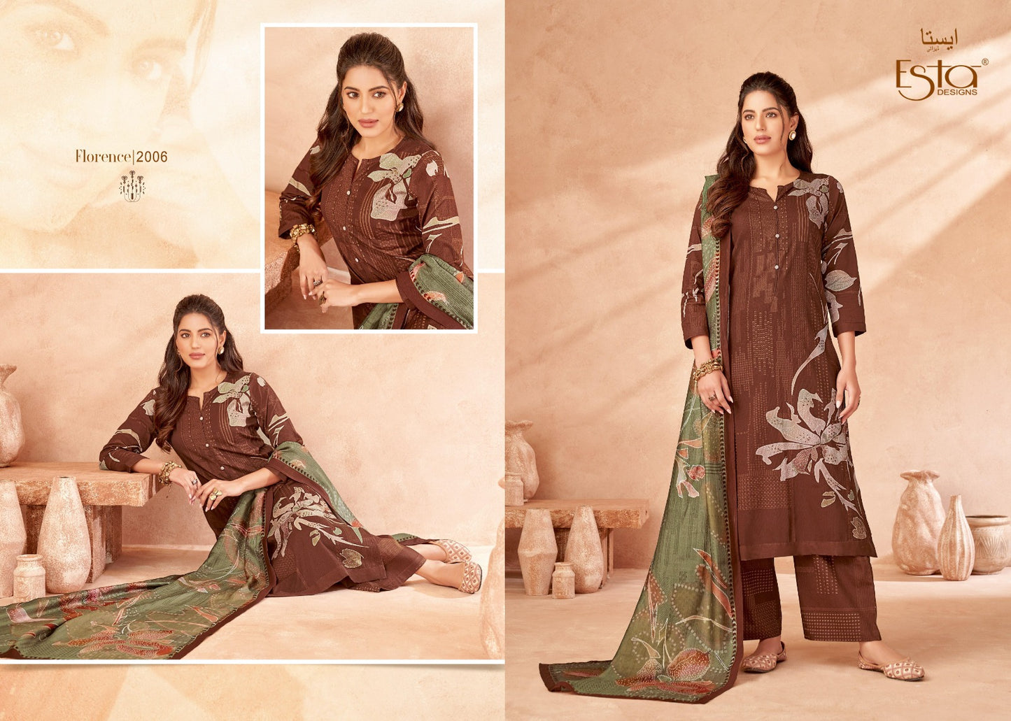 Florence Esta Designs Plazzo Style Suits Wholesale Price