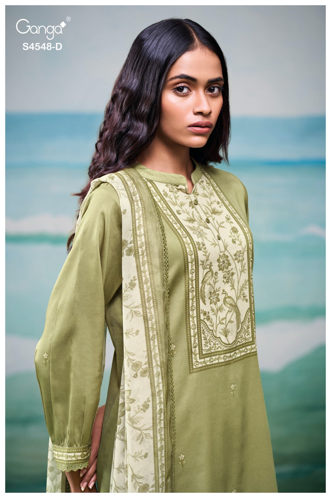 Florya 4548 Ganga Cotton Satin Plazzo Style Suits Wholesale Price