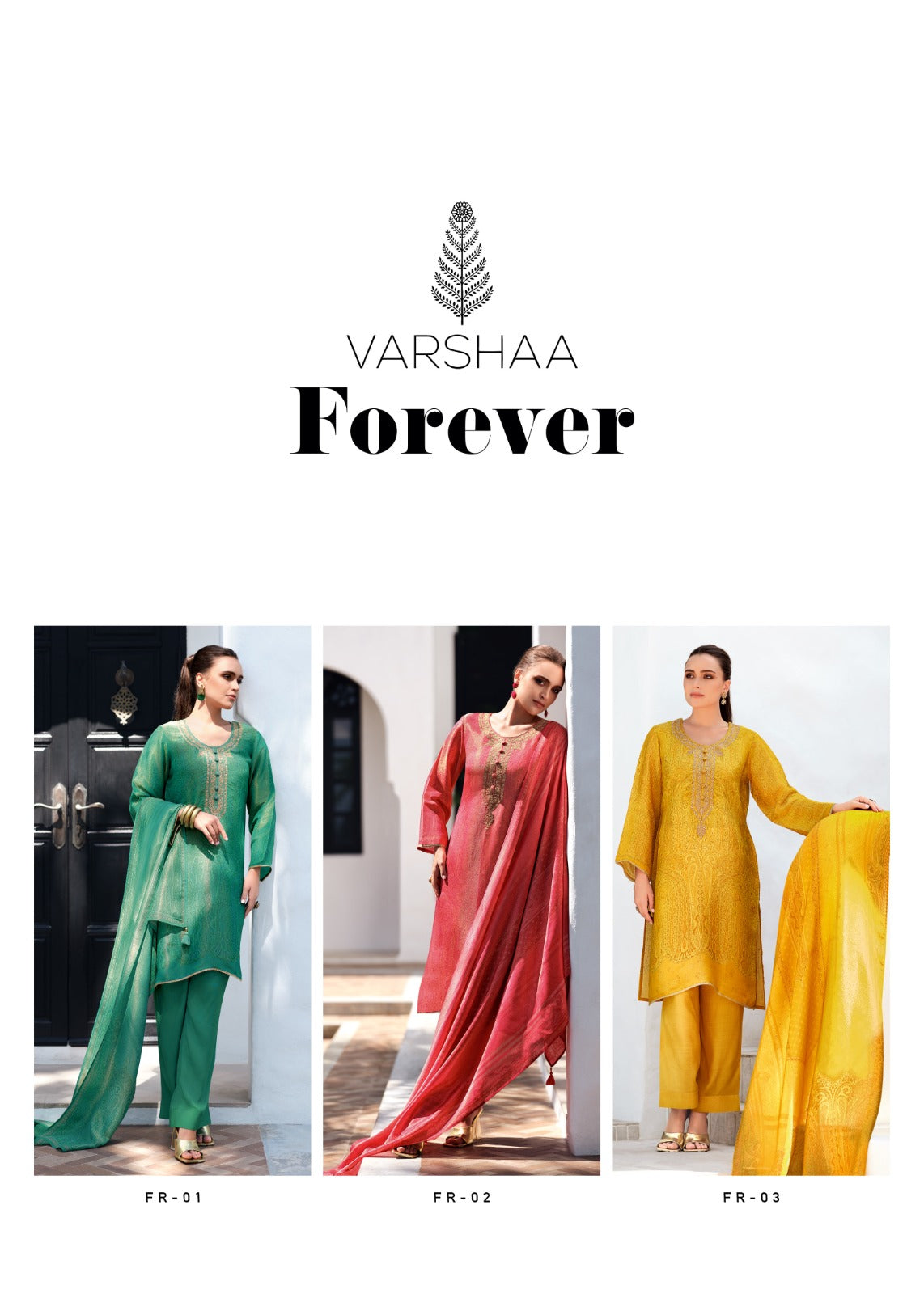 Forever Varsha Fashions Viscose Muslin Pant Style Suits Manufacturer
