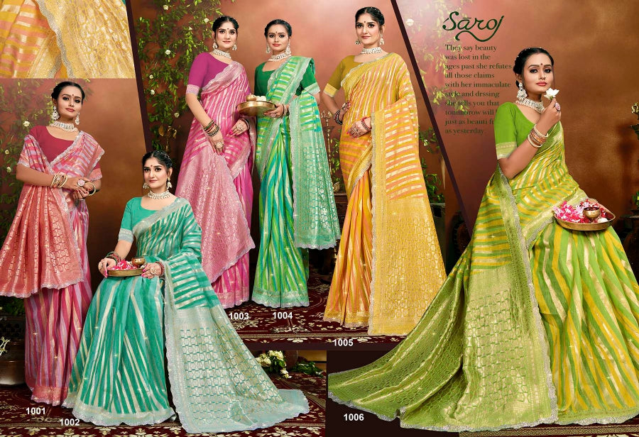 Fortune Linen Saroski Vol 3 Saroj Sarees Exporter Ahmedabad