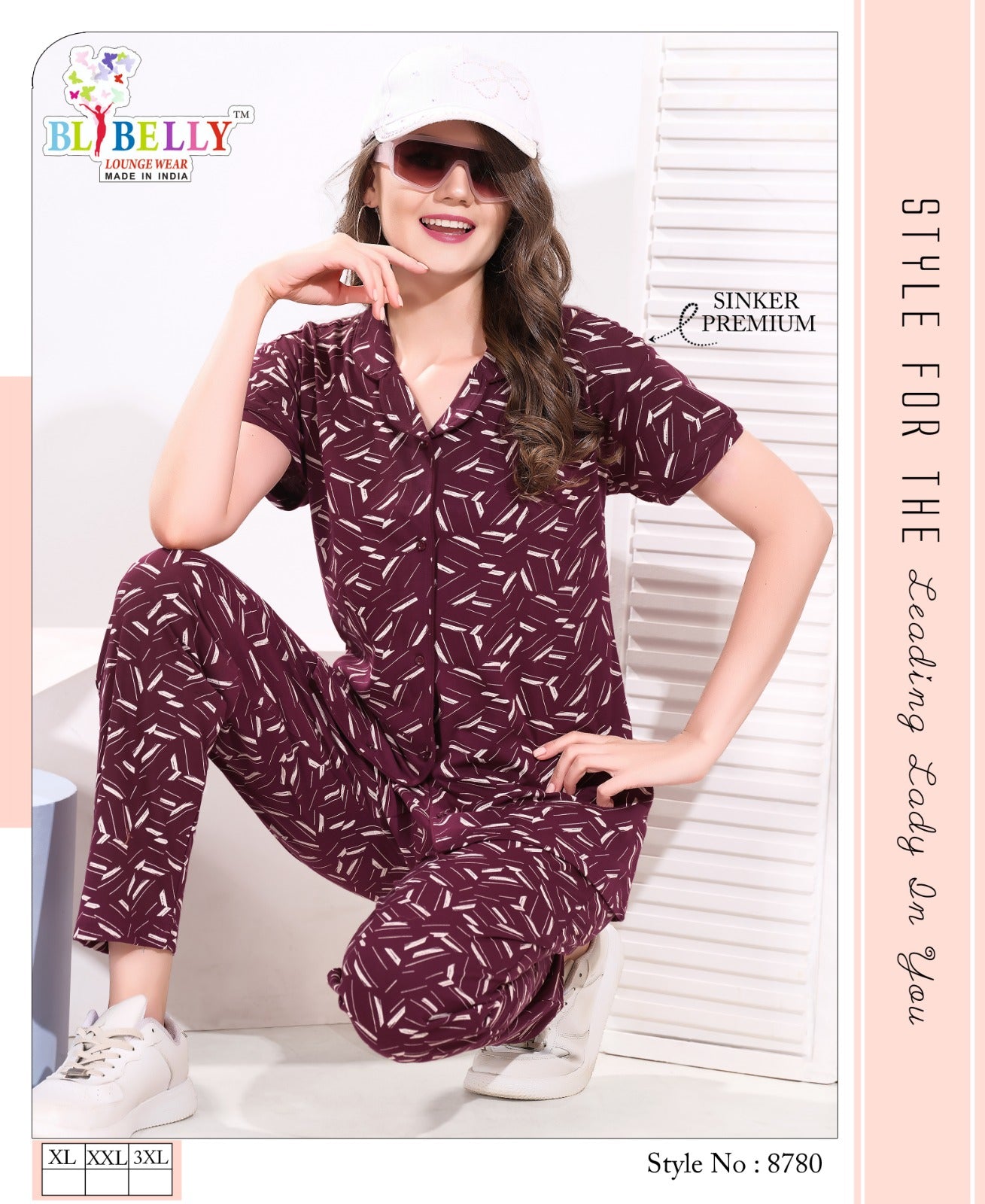 Front Open Vol 640 Belly Sinker Collar Night Suits Manufacturer Ahmedabad