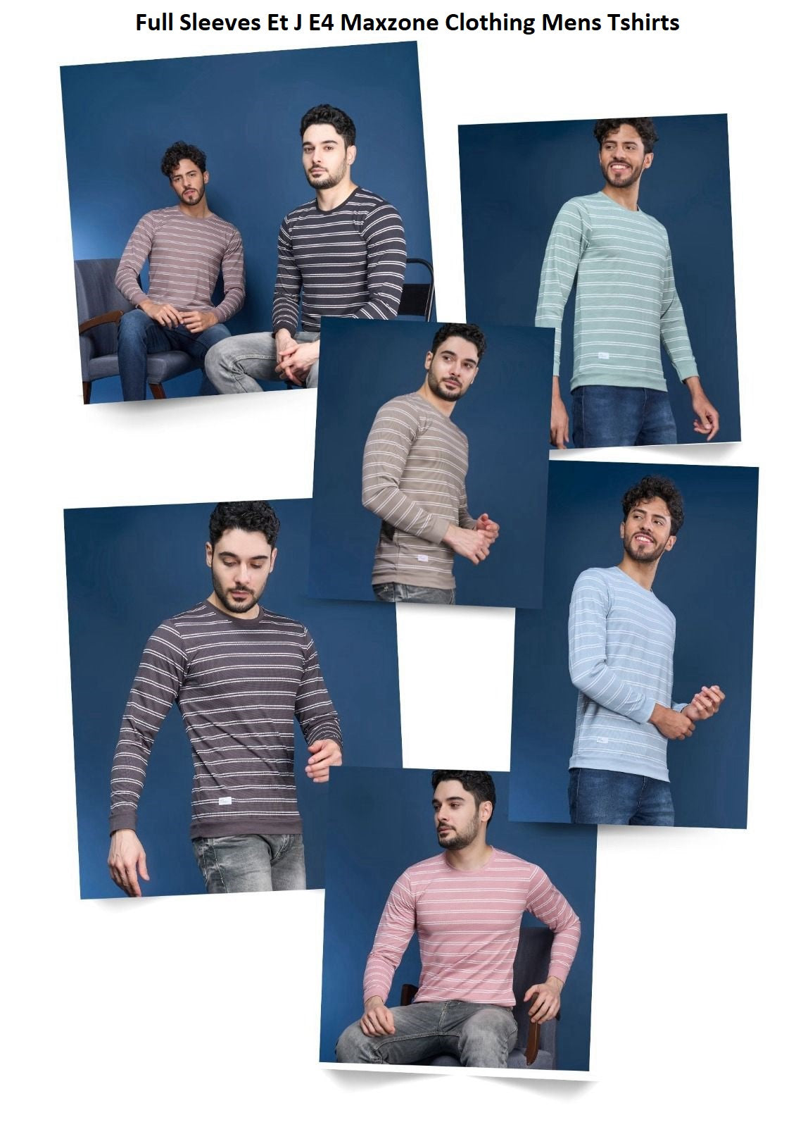 Full Sleeves Et J E4 Maxzone Clothing Knit Mens Tshirts Supplier