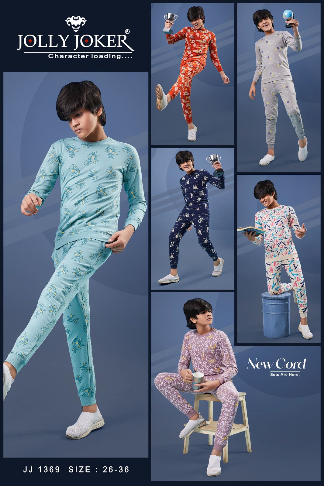 Full Sleeves Jj 1369 Jolly Joker Looper Co Ord Set Wholesaler Ahmedabad