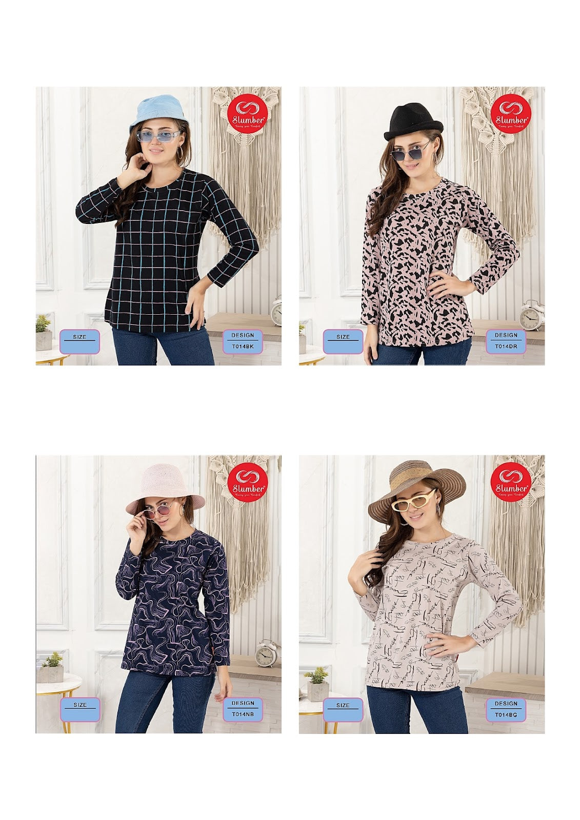 Full Sleeves T014 Slumber Sinker Women Tshirt Wholesaler India