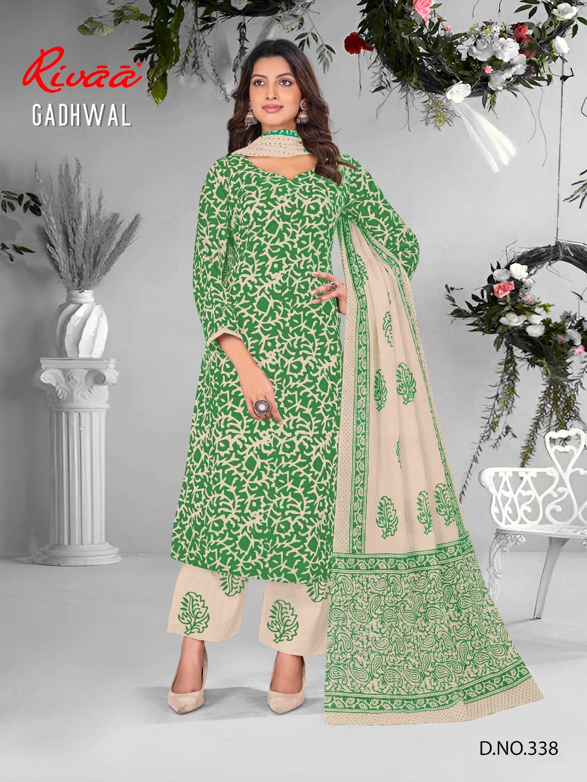 Gadhwal Rivaa Cotton Pant Style Suits Wholesaler Ahmedabad