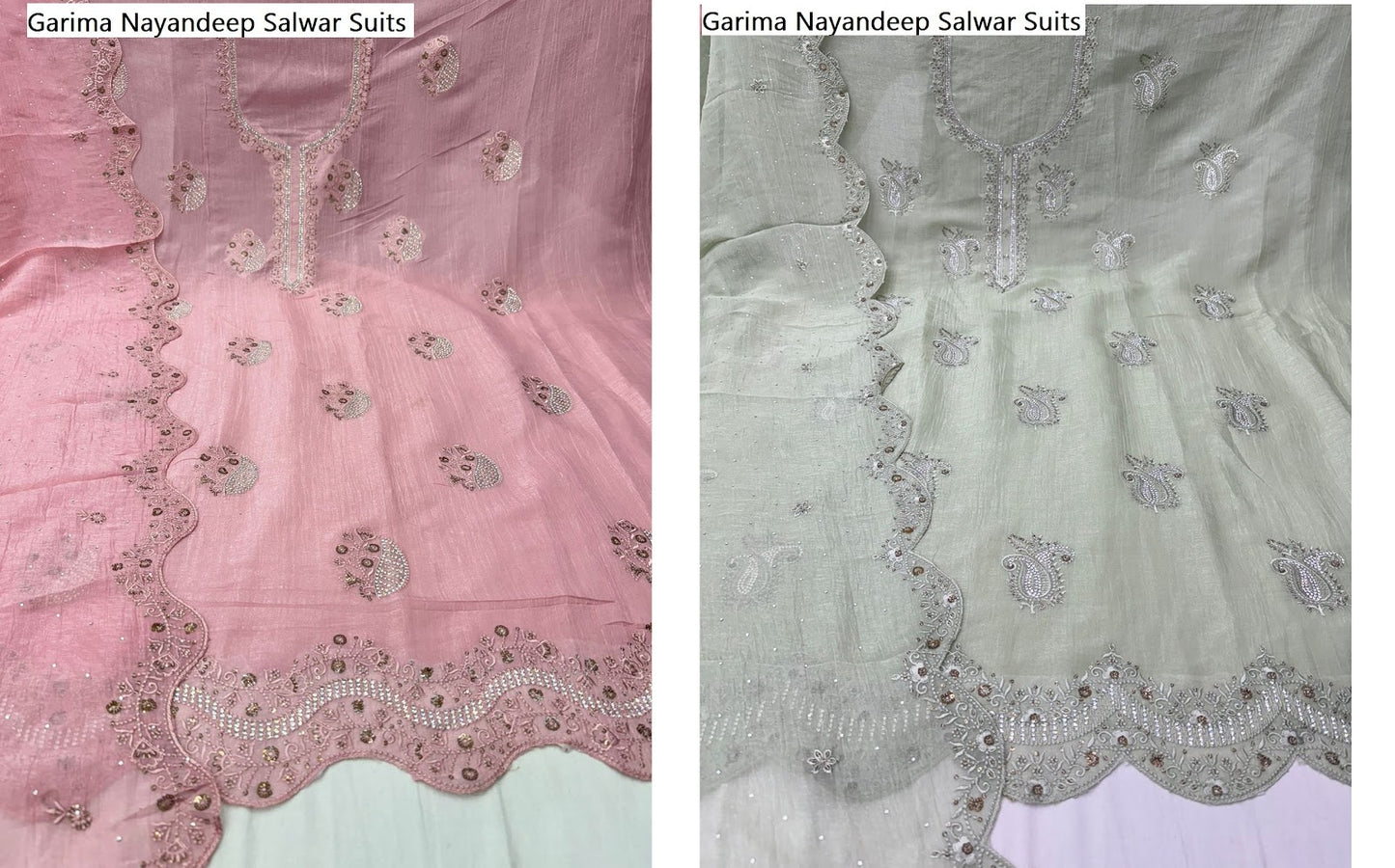 Garima Nayandeep Silk Salwar Suits Supplier Ahmedabad